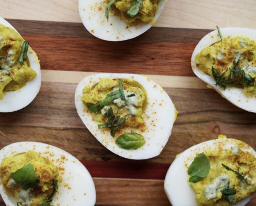 Gotham greens Deviled Eggs