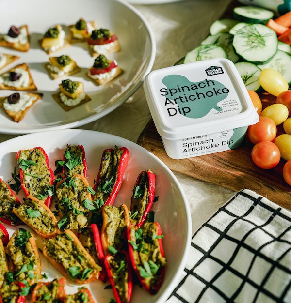 Spinach & Artichoke Stuffed Peppers Gotham Greens