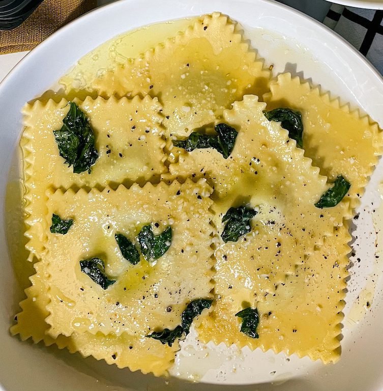 Pesto Ravioli Gotham Greens