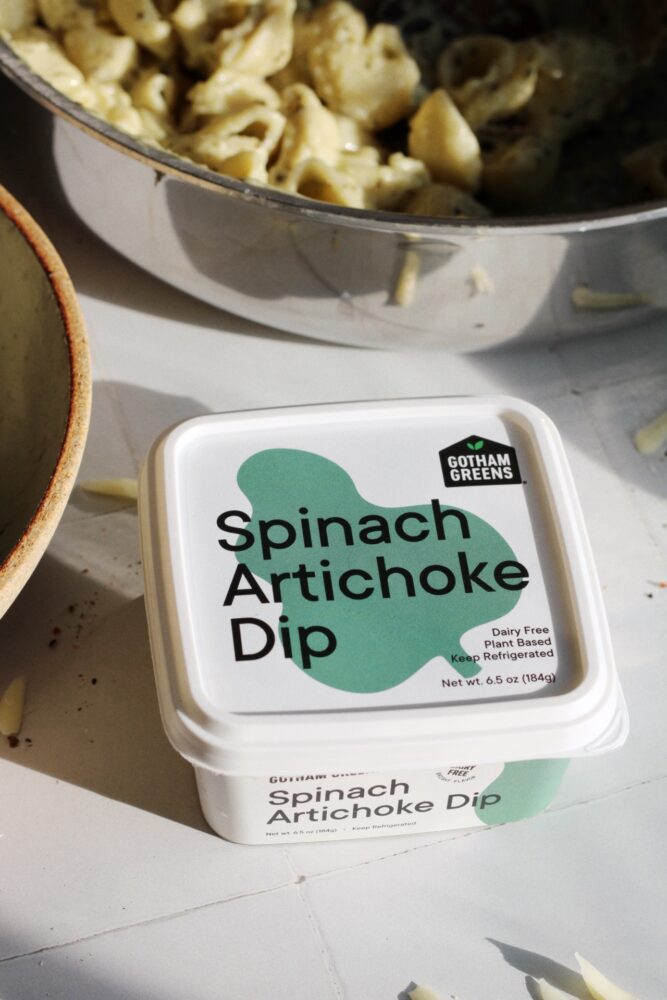 Spinach Artichoke Dip Mac and Cheese Gotham Greens